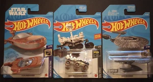 3 Stück Hot Wheels - USS Vengance, X-34 Landspeeder, MARS Perseverance Rover - Bild 1 von 7