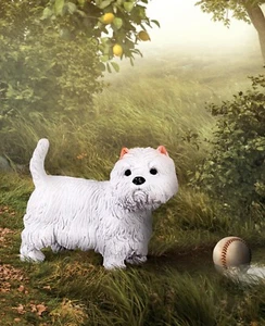 Figura Modelo Perro West Highland White Westie CollectA 88074 Cake Topper - Imagen 1 de 2