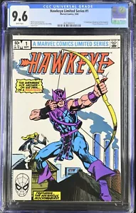 Hawkeye Serie Limitada #1 CGC 9.6 Marvel 1983 Origen Mark Guenwald Ruiseñor - Imagen 1 de 2