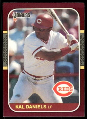 1987 Donruss Opening Day #192 Kal Daniels Cincinnati Reds - Image 1 of 2