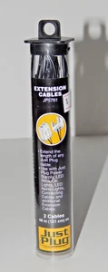 Woodland Scenics #JP5761 Just Plug Extension Cables 2 Pack NEW - Picture 1 of 2