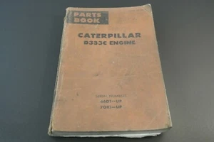 Caterpillar D333C Engine Dec 1972 66D1 - Up Form UE070091 Parts Manual Catalog - Picture 1 of 8