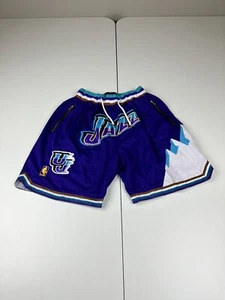 Just Don Utah Jazz Throwback Shorts Size S Men’s - Picture 1 of 6