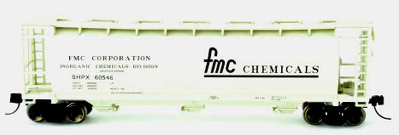 Bowser 38142 N Scale FMC Chemicals Cylindrical Hopper Car #60551 - Image 1 of 1