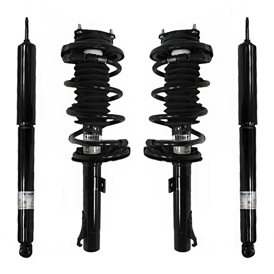Front & Rear  Complete Strut Assembly Shock Kit for 2006-2011 Ford Focus Foto 1 de 1