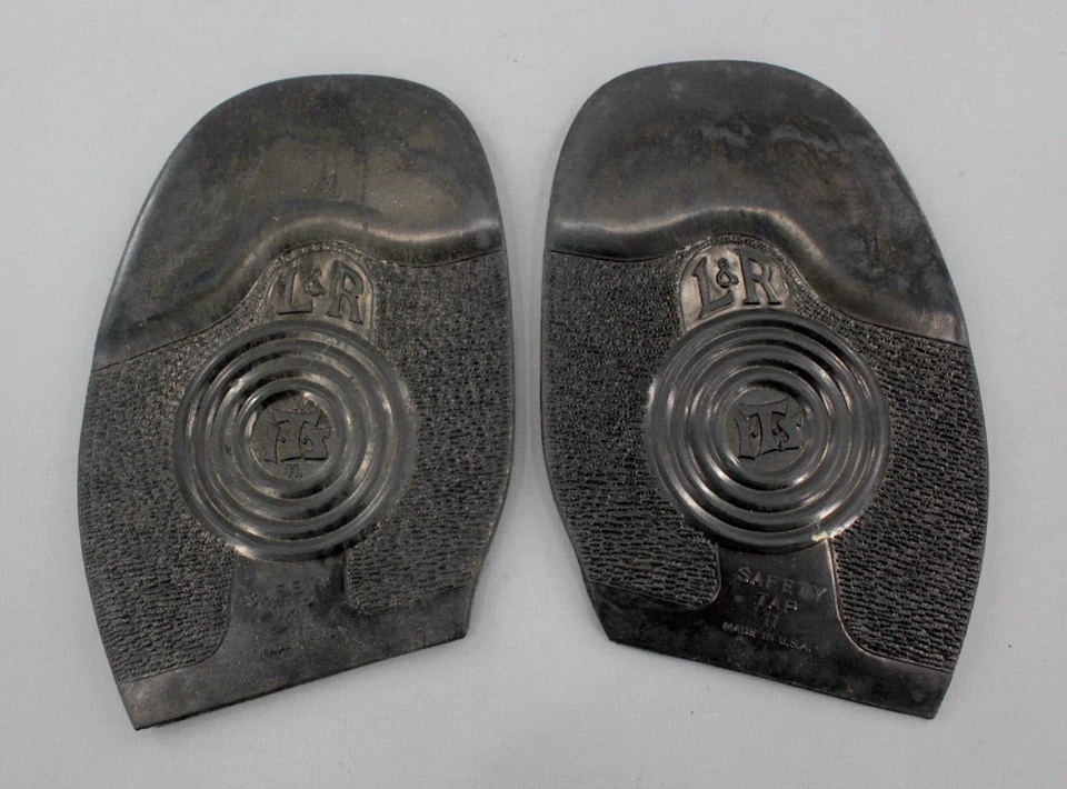 De Colección Años 50 L&R Por I.T.S Zapatos Para Hombre Trabajo Ingeniero Botas Media Suela Grifos Talla 11 Años 50 Foto 1 de 4