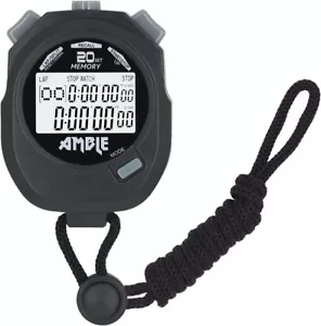 Stopwatch, Amble Countdown Timer and Stopwatch Record 20 Memories Lap - Picture 1 of 3