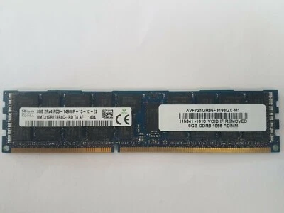 SK Hynix 8GB 2Rx4 PC3-14900R-13-12-E2 HMT31GR7CFR4C-RD T8 AF - Image 1 of 2