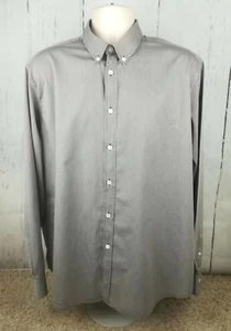 Men's Peter Werth 16 1/2-17" Collar Long Sleeved Striped Shirt 2XL/XXL #B - Picture 1 of 12