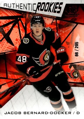 Jacob Bernard-Docker - 2021-22 SP Game Used Authentic Rookies /205 Card #182 - Image 1 of 2