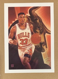 1991 NBA Hoops Scottie Pippen Illustrated Card #506 Chicago Bulls - Picture 1 of 2