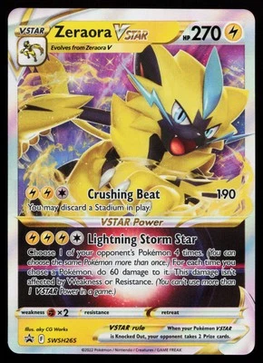 Zeraora VSTAR SWSH265 Promo SWSH: Sword & Shield Promo Cards Pokémon Card - Image 1 of 2