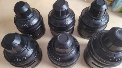 SONY SCL-PK6/M CINEALTA Prime Lens Kit 20/25/35/50/85/135mm T2.0 PL mount - Image 1 of 4