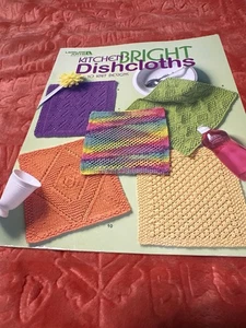 Knitting Dishcloths, Kitchen Bright Dishcloths, Knitting Patterns,   $6.95 - Imagen 1 de 3
