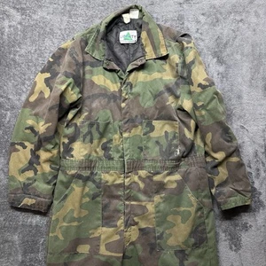 Vintage Liberty Coveralls Mens XXL Woodland Camo Insulated Hunting Outdoors - Picture 1 of 17