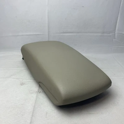 Toyota Camry 2007-2011 consola central tapa reposabrazos cubierta superior vinilo beige OEM Foto 1 de 4