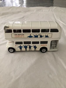 The Beatles “Help” Double Decker White Bus By Corgi - 5” X 2.5” - Picture 1 of 6