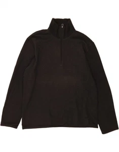 Maglione maglione uomo collo zip HUGO BOSS XL grigio cotone DS77 - Foto 1 di 3