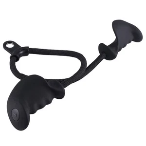 Ergonomic Triceps Rope Pull Down with -Slippery Natural Rubber Grip for5847 - Picture 1 of 4