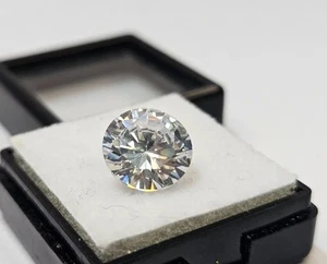 Kambodscha weißer Zirkon Rundschliff 4-6 kt EGL zertifiziert natürlicher loser Edelstein - Bild 1 von 7