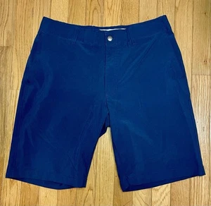 Mens Callaway Golf Shorts Size 32 Navy Blue Stretch - Picture 1 of 6