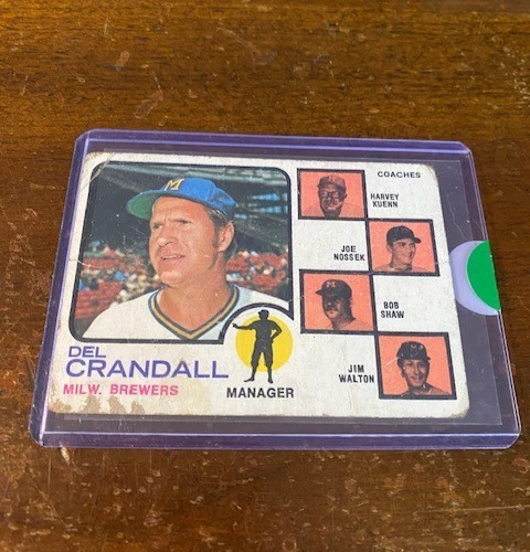 1973 Topps - Harvey Kuenn, Del Crandall, Joe Nossek #646 (RC) - FREE SHIPPING - Image 1 of 1