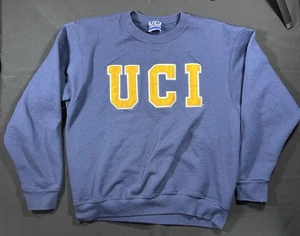 Pullover UCI Cuello Redondo Para Hombres MED Colección Oso Hormigón Negro Estilo Vintage Hecho en EE. UU. - Imagen 1 de 6