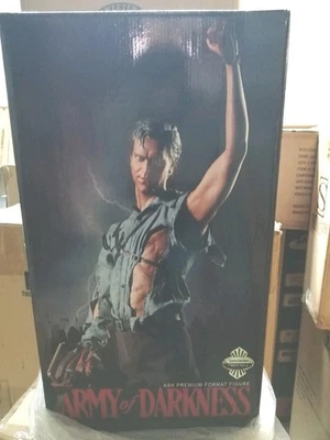 Evil DEAD Ash Statue Army Of Darkness premium Format Sideshow Exclusive no Neca - Photo 1/4