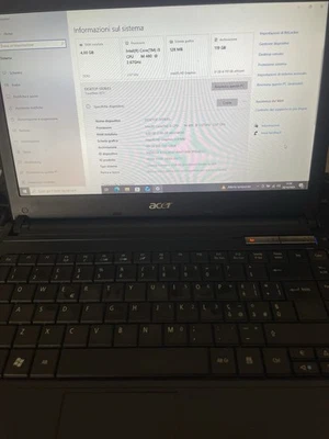 Acer TravelMate TM8372 i5 SSD 128gb ram 4gb Window 10 Pro Alimentatore Originale - Immagine 1 di 4