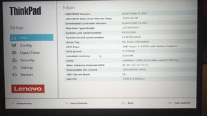 Lenovo ThinkPad E15 Gen 2 15.6" 1920x1080 IPS Pantalla LCD Antirreflejo LP156WFC - 24 - Imagen 1 de 5