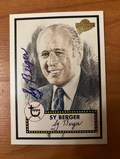 2004 Topps All-Time Fan Favorites Sy Berger Signed Autographed Card!