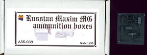 Kupfer Staatsmodelle 1/35 RUSSISCHE MAXIM MASCHINENGEWEHR MUNITIONSKISTEN 3D bedruckt - Bild 1 von 3