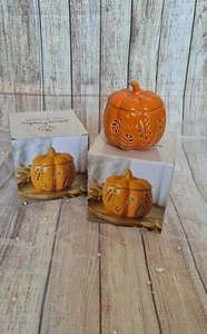 Something Different Autumnal Pumpkin Oil Burner and Tea Light Holder Home Decor - Picture 1 of 4