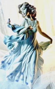 Lladro Retired Porcelain Summer Serenade Figurine 6193 w/o box-repaired - Picture 1 of 10