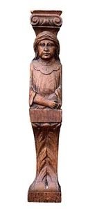 19. Jahrhundert architektonische Corbel Wandskulptur - Bild 1 von 5