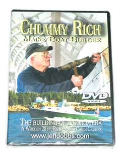 CHUMMY RICH MAINE BOAT BUILDER THE BUILDING OF ANDROMEDA DVD -DOBBS PRODUCTIONS - Picture 1 of 2