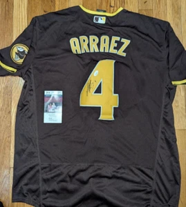 Luis Arraez Signed San Diego Padres Jersey Superstar Slugger  WITH JSA COA - Picture 1 of 4