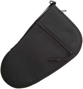 Estuche para pistola con cremallera de 11,5" negro construcción Cordura + pistola de revestimiento suave ac186 - Imagen 1 de 2