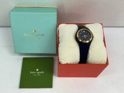 Reloj de cuarzo Kate Spade New York 0650 para mujer esfera analógica de silicona azul Foto 1 de 4