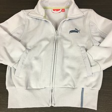 felpa puma bambino grigio