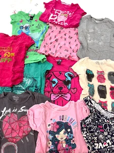 12 Youth Girls Size M T-Shirts Mixed Brands and Colors - Picture 1 of 11