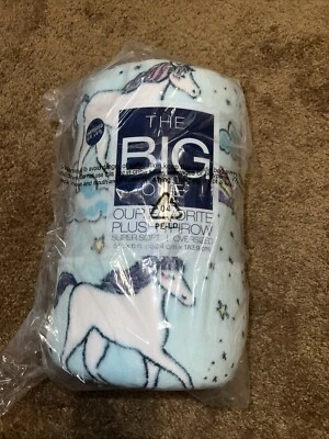 Kohls The Big One UNICORN Plush Throw 5’ x 6’ - NEW - Image 1 of 2