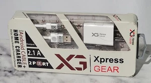 Xpress Gear Android Cable + Home Charger - Zdjęcie 1 z 2