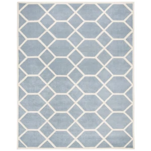 SAFAVIEH Chatham CHT755B Handmade Blue / Ivory Rug - Picture 1 of 20