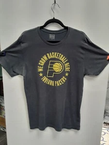 RARA Camiseta Gris De Colección Indiana Pacers CRECE BALONCESTO AQUÍ M - Imagen 1 de 6