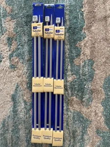 35cm Grey Tubular Aluminium,Single Point,Lightweight,Straight Knitting Needles - Picture 1 of 1