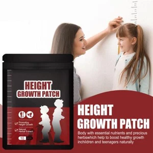 10PC Promote The Growth of Skeletal Muscles Herbal Height Foot Patch X9O8 - Foto 1 di 7