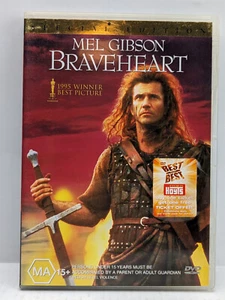 Braveheart DVD Special Edition Region 4 PAL PreOwned Mel Gibson Sophie Marceau - Picture 1 of 6