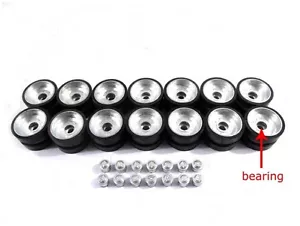 Mato 1/16 HengLong USA M1A2 Abrams RC Tank Metal Road Wheels Bearings MT198 - Picture 1 of 1