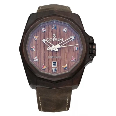 Corum Admiral Cup 45 mm A082/02887 Bronze Case Wood Dial Automatic Wrist Watch - Image 1 of 4